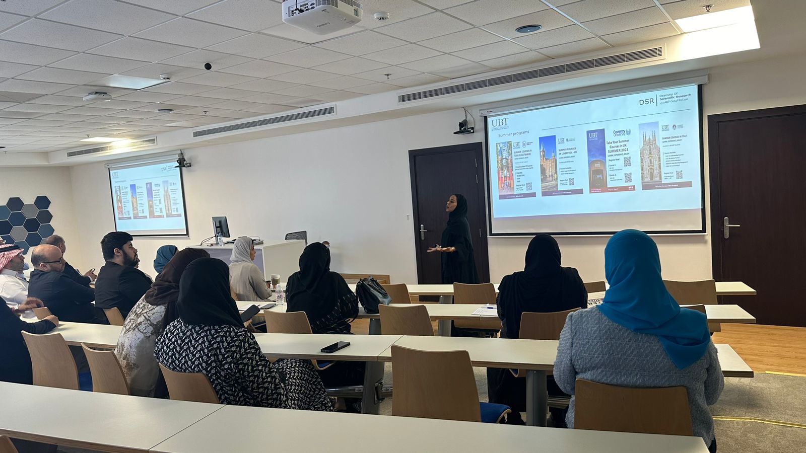 An open discussion between Deanship of Scientific Research & College of Business Administration